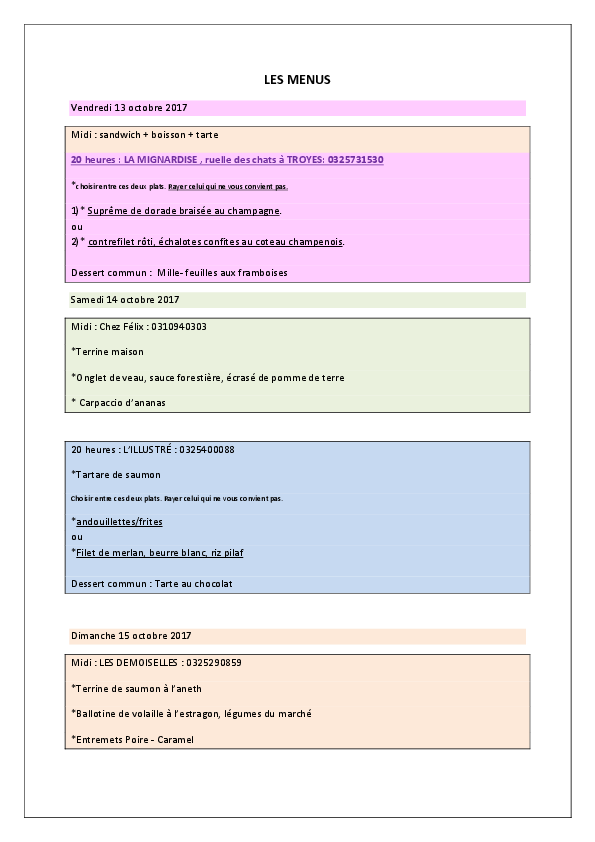 Document en ligne
